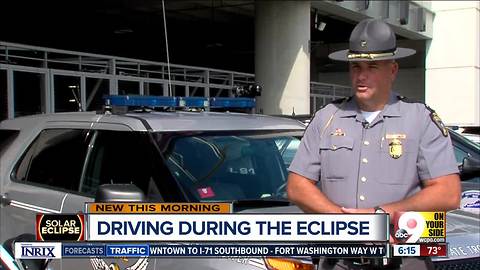 Watch for distracted driving during the solar eclipse