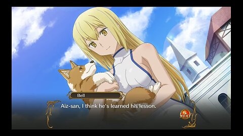 Aiz Wallenstein all date events Is It Wrong to Try to Pick Up Girls in a Dungeon? Infinite Combate