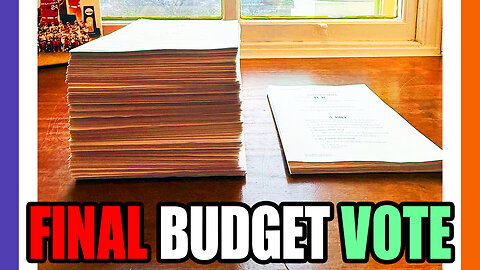 🚨BREAKING: House Votes On Budget following Debate 🟠⚪🟣