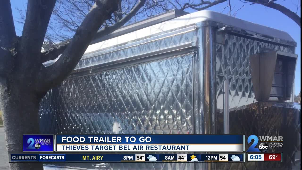 Food Trailer To Go, Thieves Run Off With Food Truck