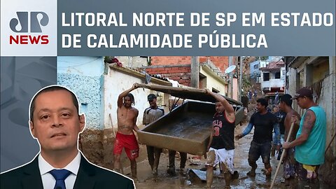 Governo federal anuncia primeiras medidas para ajudar população do litoral norte de SP