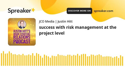 success with risk management at the project level