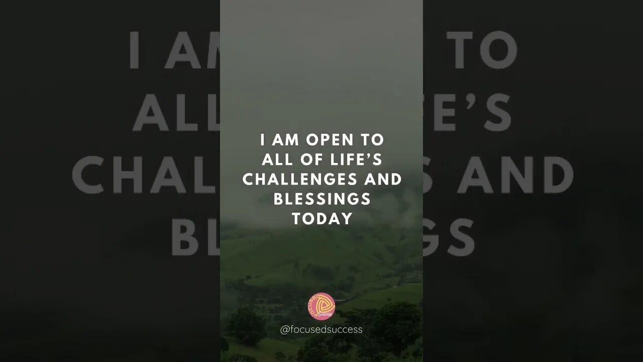 Daily Motivation - I am open to ........ Chris Haugen