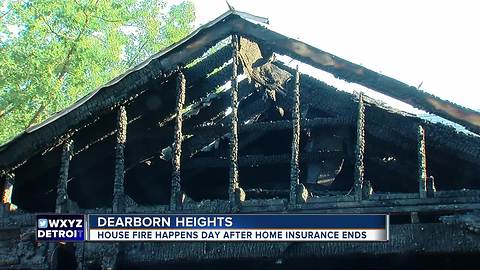 Dearborn Heights house fire happens day after home insurance ends