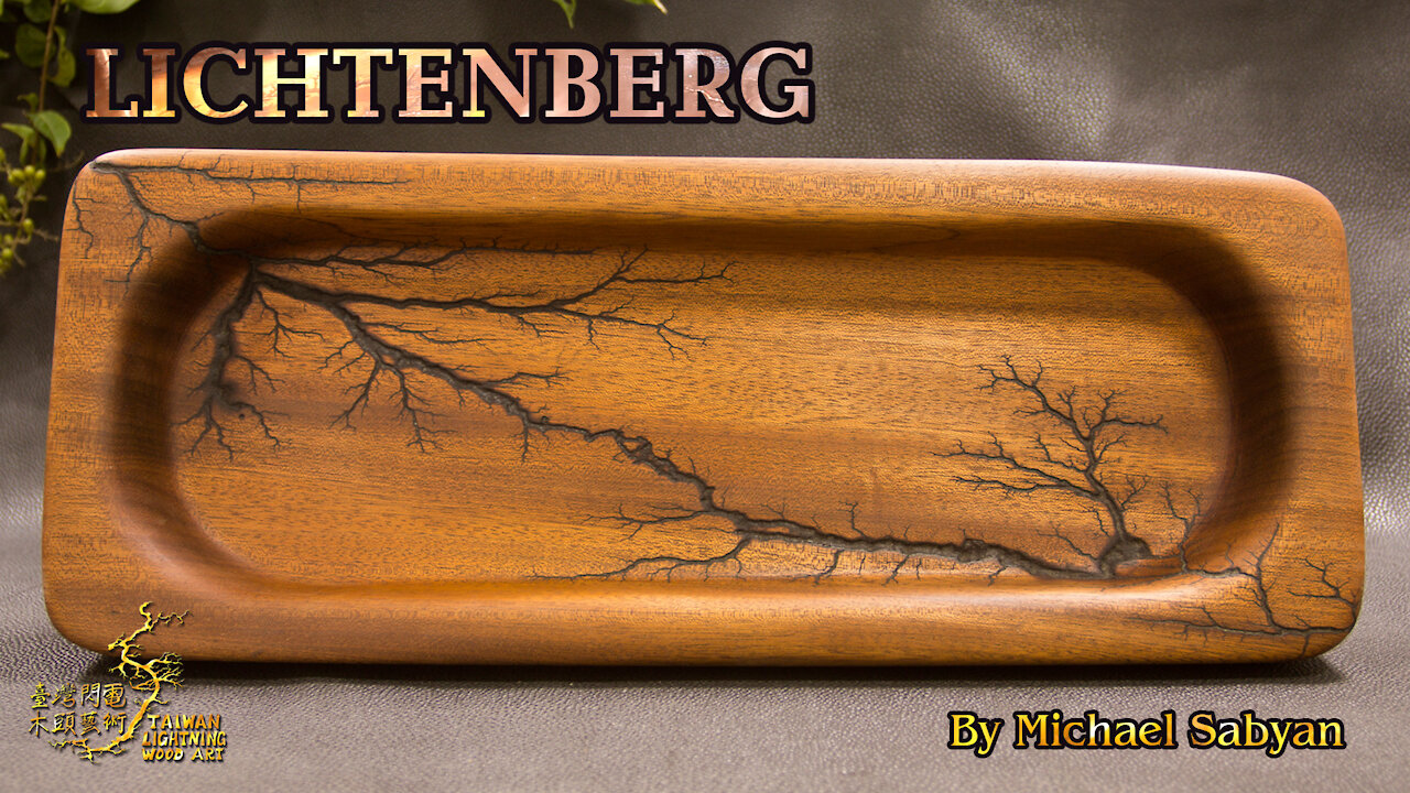 Lichtenberg Rosewood Bowl/Handmade/Ep6