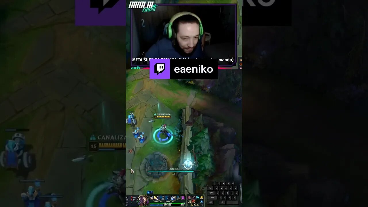 Salve do Zhonyas recebendo salveeeeee | eaeniko on #Twitch #salve