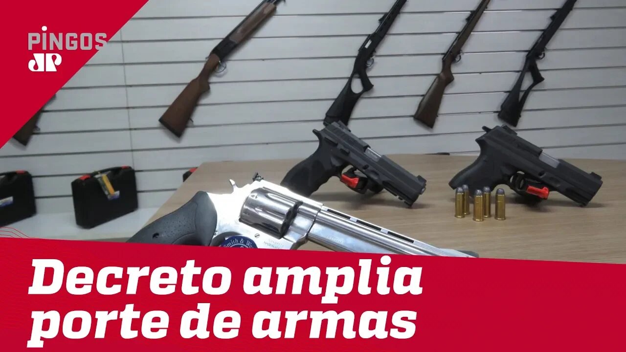 Bolsonaro amplia porte de arma até para jornalistas