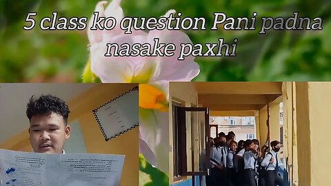 college ma luki luki herdai 👀 || 5 class ko question Pani padna nasake paxhi @Lungbaj