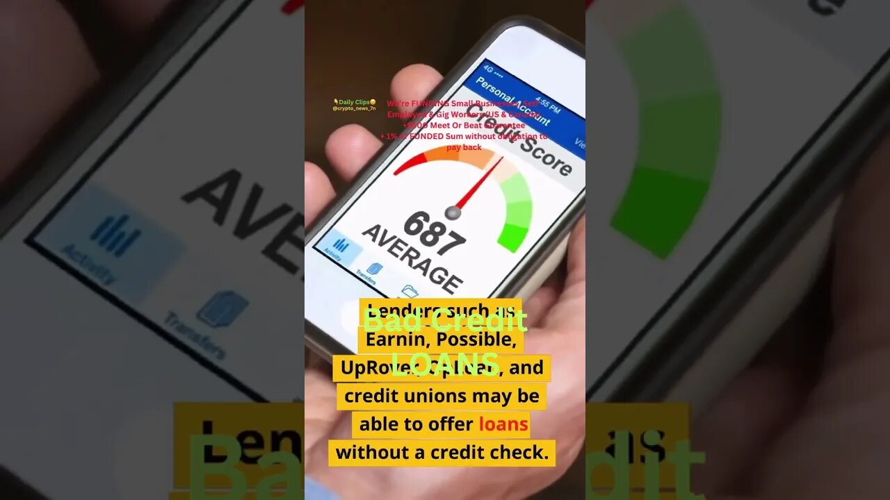 Bad Credit LOANS #badcredit #badcreditloans #personalfinance #personalloan #businessfunding #loans