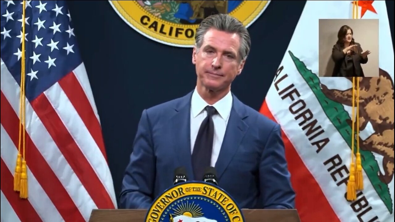 Gov Gavin Newsom Blames Rain Bombs, Climate Change On CA's Huge Budget Deficit