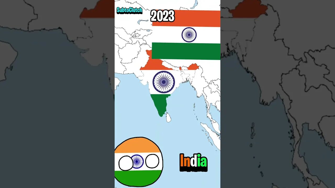 Countries then VS now | #shorts