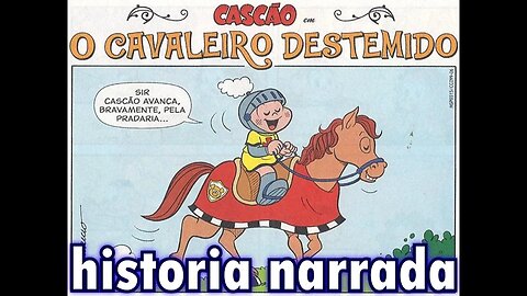 Cascão em-O cavaleiro destemido | Gibis do Rapha