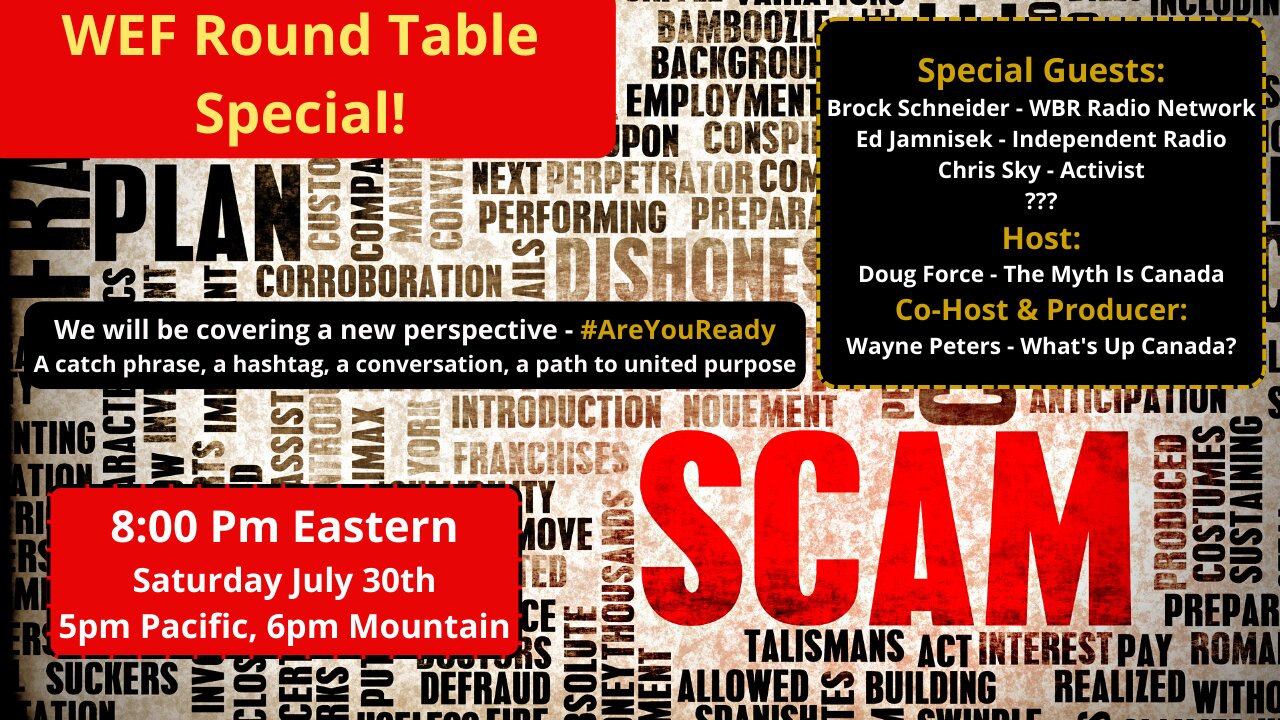 WEF Round Table Special! #AreYouReady