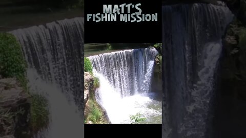 Catching smallmouth under a waterfall!