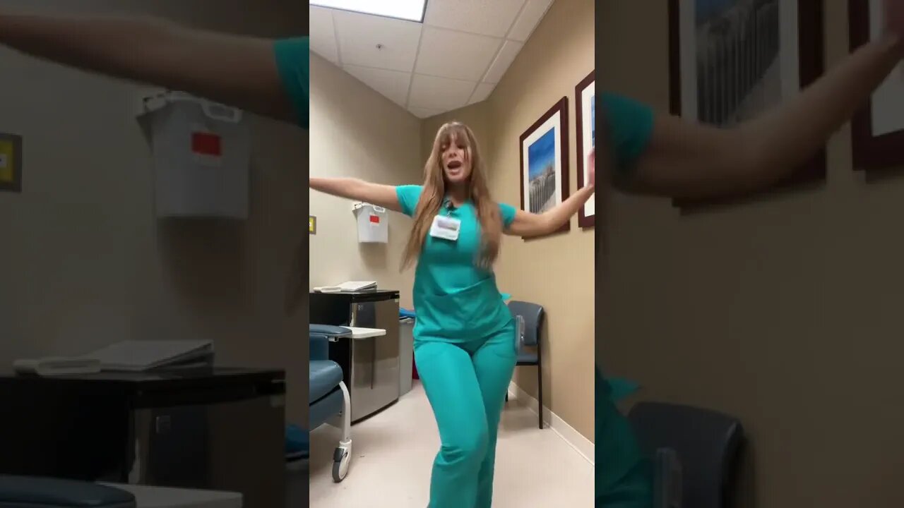 NURSE PRACTICING….😱