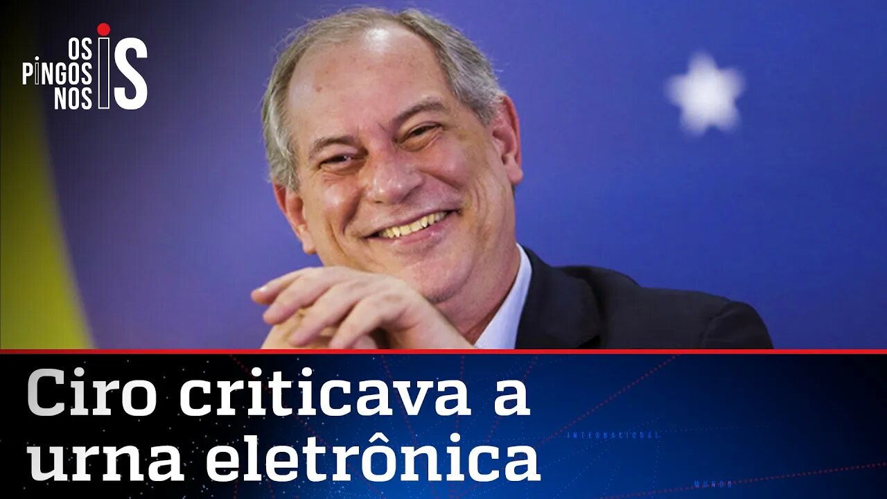 Relembre: Ciro Gomes já defendeu o voto impresso