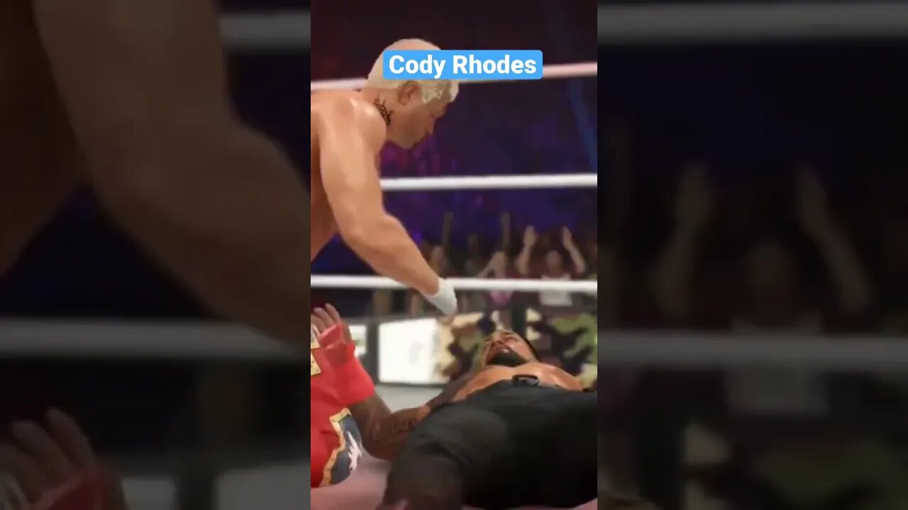 😤 Cody Rhodes Vertebreaker Roman Reigns WWE Backlash 2k23 Wrestling Wrestlemania #codyrhodes #wwe