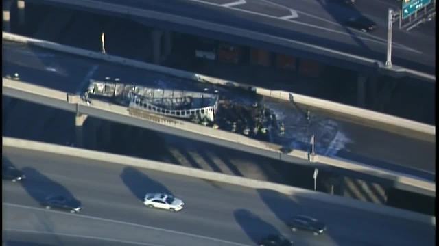 Chopper Video of Stadium Interchange Crash