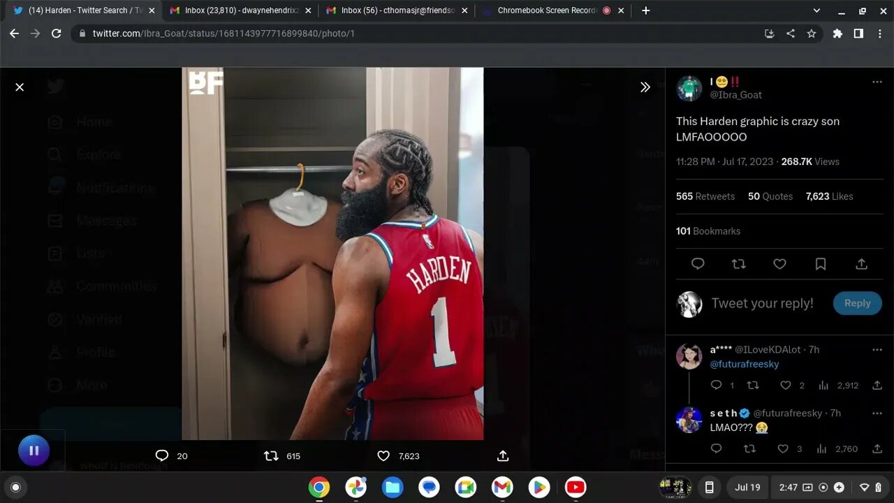 THE REAL JAMES HARDEN !!!