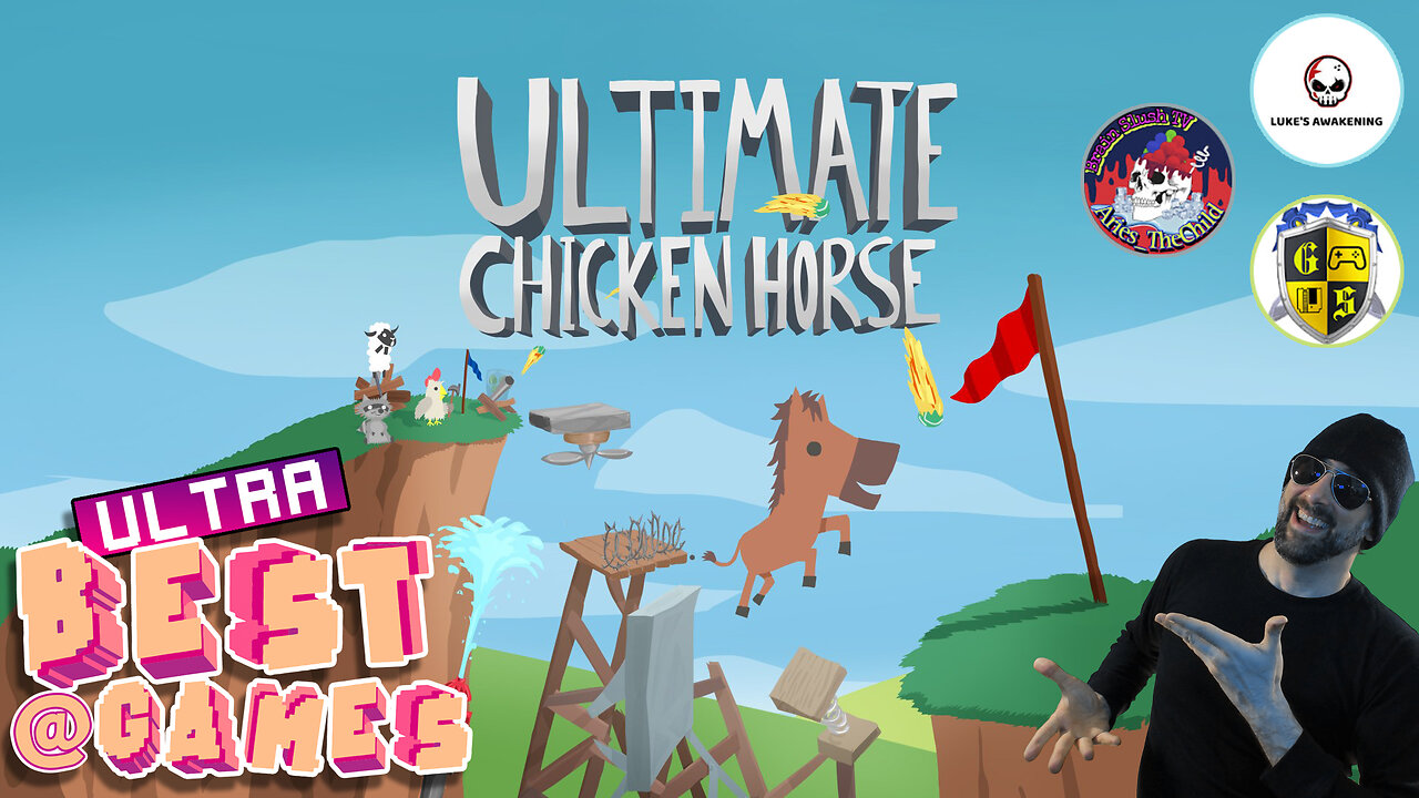 Ultimate Chicken Horse | ULTRA BEST AT GAMES (Edited Replay)