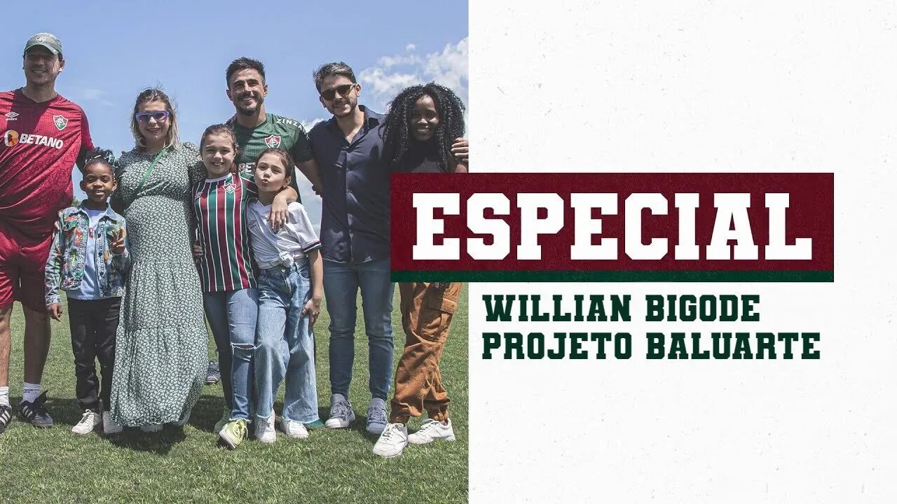 EXPERIÊNCIA ÚNICA: WILLIAN BIGODE LEVA JOVENS DO PROJETO BALUARTE AO CT