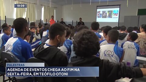 Palestras: Agenda de Eventos chega ao Fim na Sexta-Feira, em Teófilo Otoni.