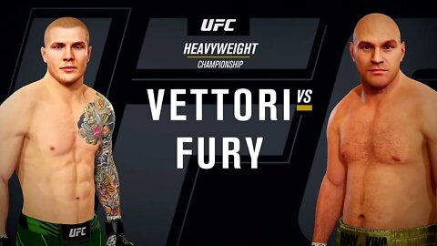 EA Sports UFC 4 Gameplay Tyson Fury vs Marvin Vettori