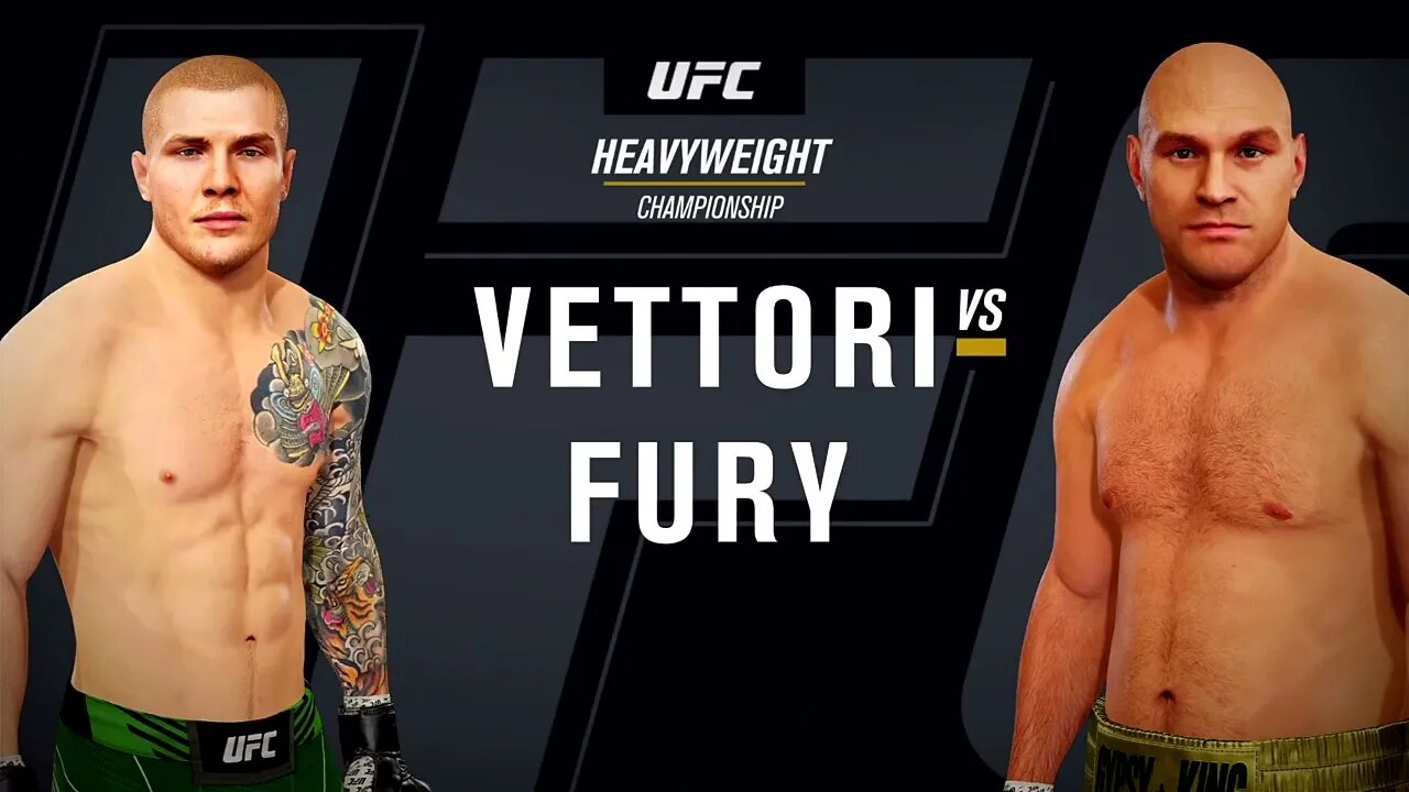 EA Sports UFC 4 Gameplay Tyson Fury vs Marvin Vettori
