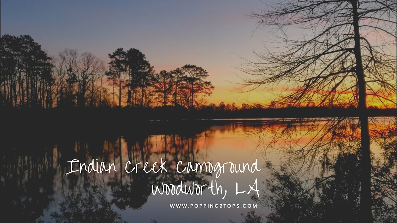 Camping in Indian Creek, Woodworth, Louisiana