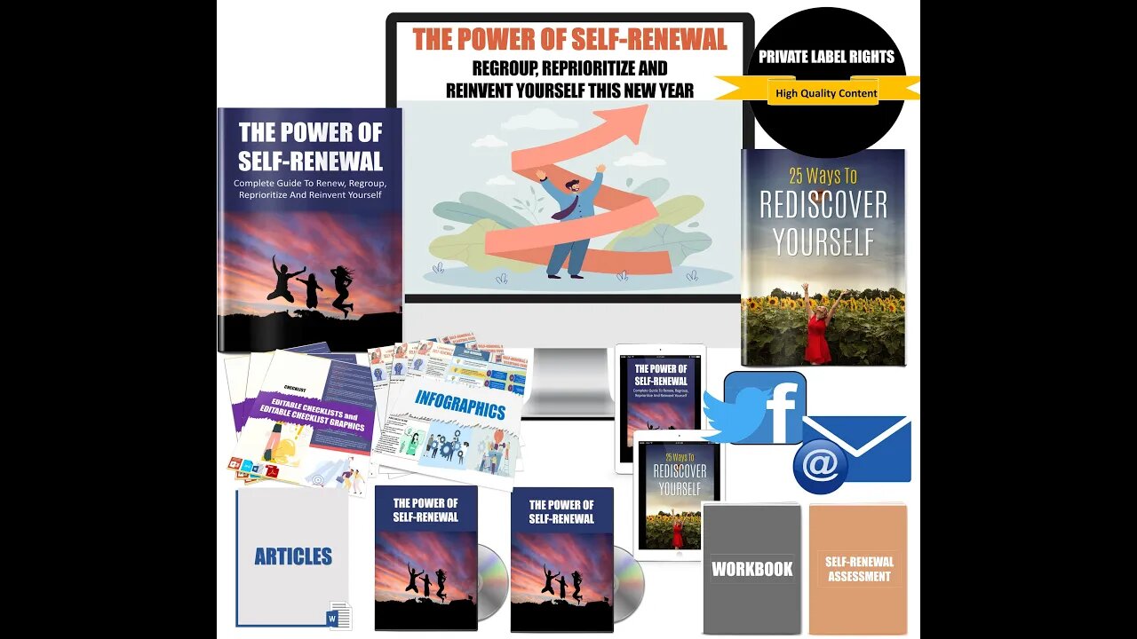 The Power Of Self-Renewal PLR Review, Bonus, OTOs – JRLang -Regroup, Reprioritize, Reinvent Yourself