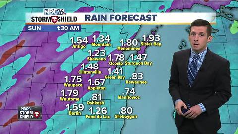 Soaking rains tonight into tomorrow
