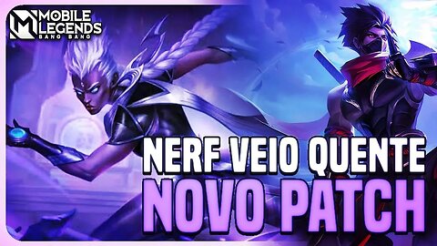 KARRIE E HAYA NERFADOS!! | PATCH NOTES SERVER AVANÇADO | MLBB