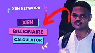 Understanding How To Make Crypto Millions With Xen Network Using This $XEN Calculator.