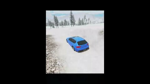 |MiniBeamNG/ Car Ice Sliding Crash #01 BeamNG.Drive #Shorts