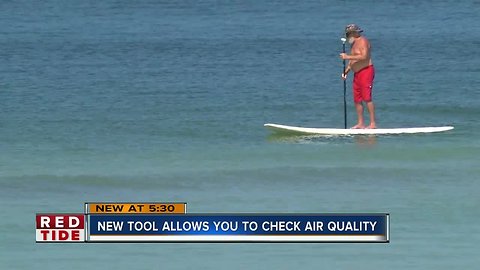 Pinellas launches first of its kind red tide air quality tool