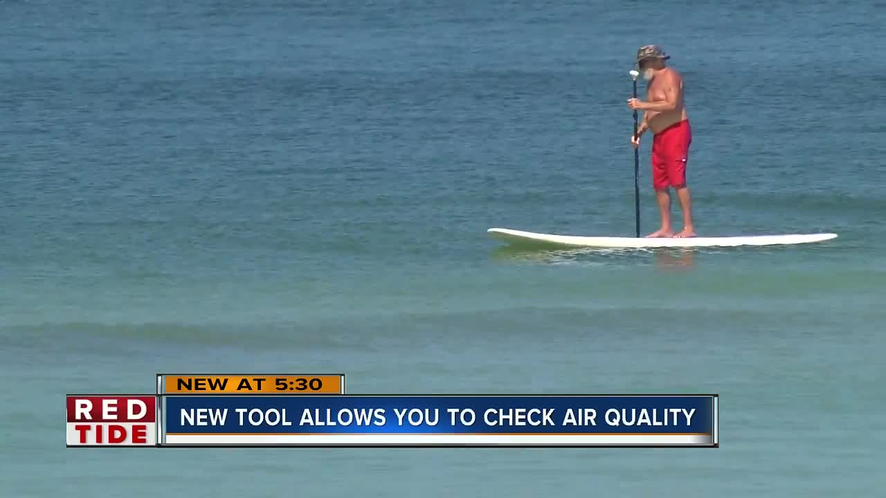 Pinellas launches first of its kind red tide air quality tool