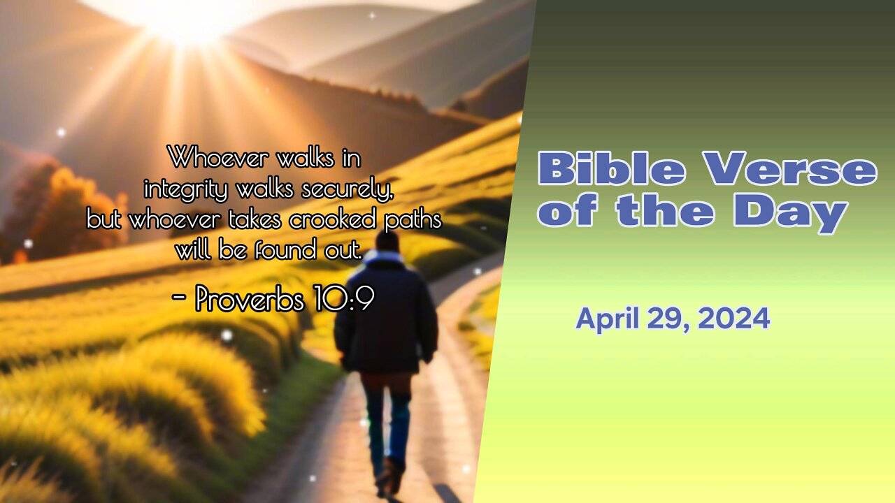 Bible Verse of the Day: April 29, 2024