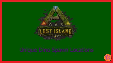 Lost Island Unique Dino Spawn Locations