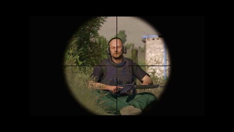 Ukraine sniper hits enemy with full metal jacket bullet