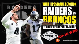 Raiders Postgame Reaction: Vegas Beats Broncos in Dramatic Fashion