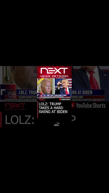 LOLZ: TRUMP TAKES A HARD SWING AT BIDEN #shorts