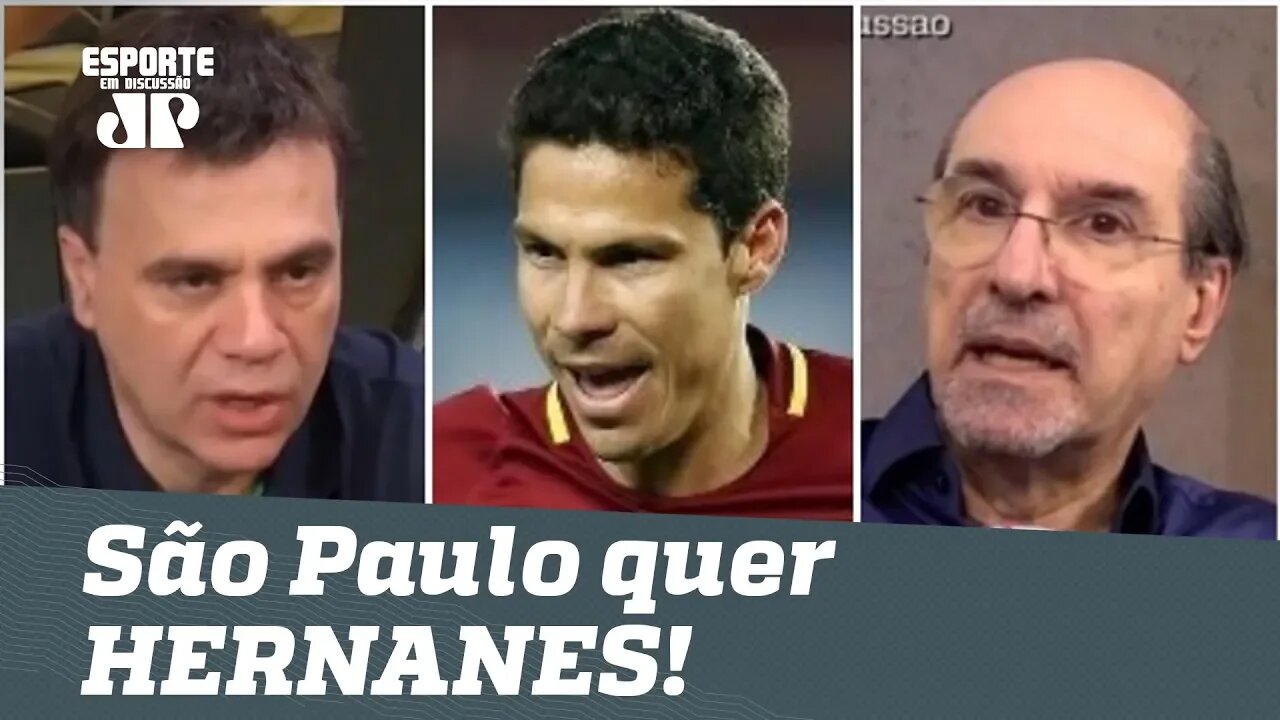 São Paulo quer HERNANES! Está bem no mercado? Veja DEBATE!