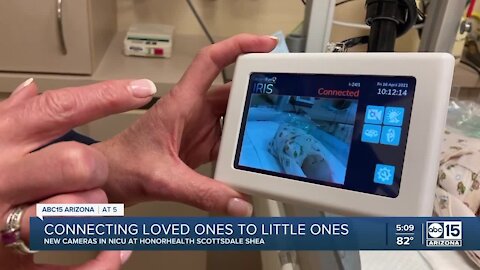 Valley hospital using NICU cameras to connect loved ones to little ones