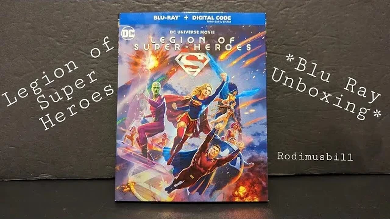 DC Universe Movie Legion of Super Heroes - Blu Ray + Digital Code Unboxing - A Rodimusbill Review