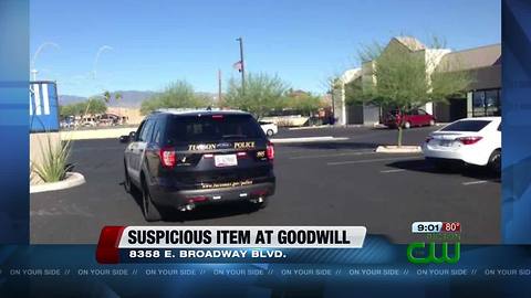 TPD: Suspicious item found at Goodwill
