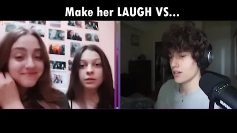 make her laugh vs make her wet.