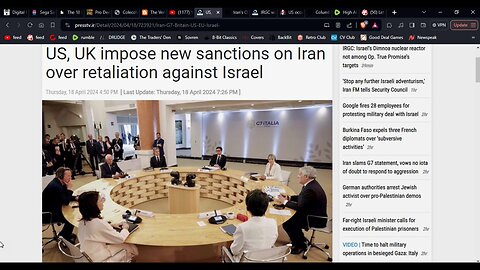 Escalation US UK Sanction IRAN for Retaliatory Attack