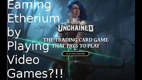 Earning Crypto From Games! [Gods Unchained Tutorial Gameplay]