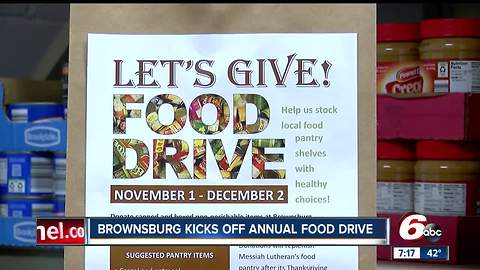 Annual food drive in Brownsburg feeds families in need