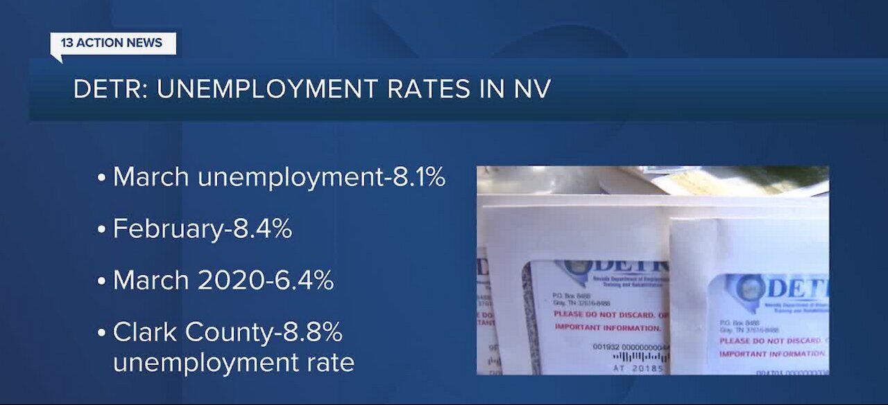 DETR reports more people went back to work in March